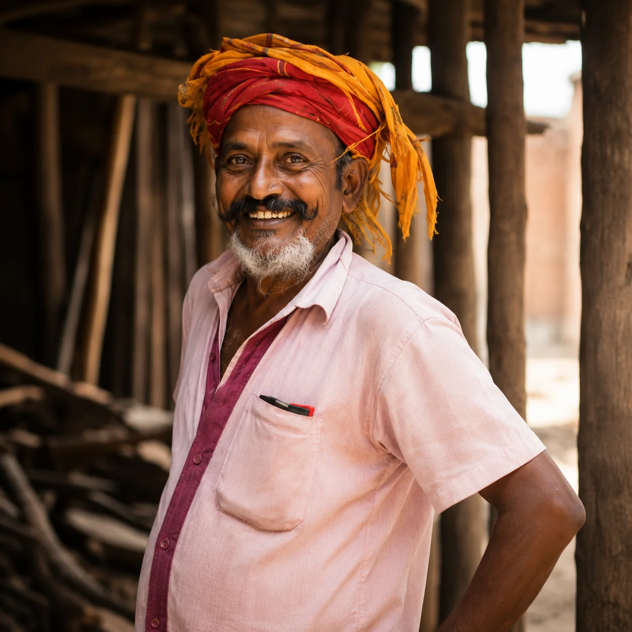 Senior client with NKT Insurance guidance